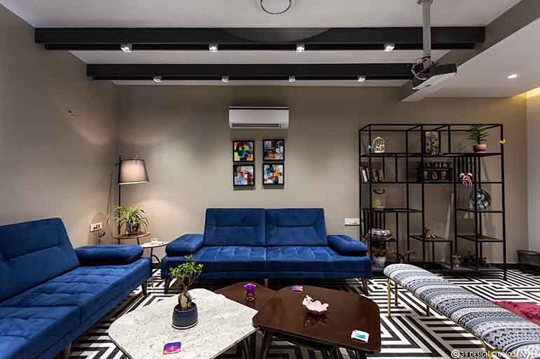 A Gurgaon House Gets a Moody & Modern Extension